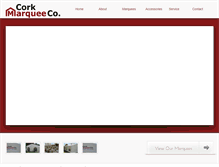 Tablet Screenshot of corkmarquees.ie